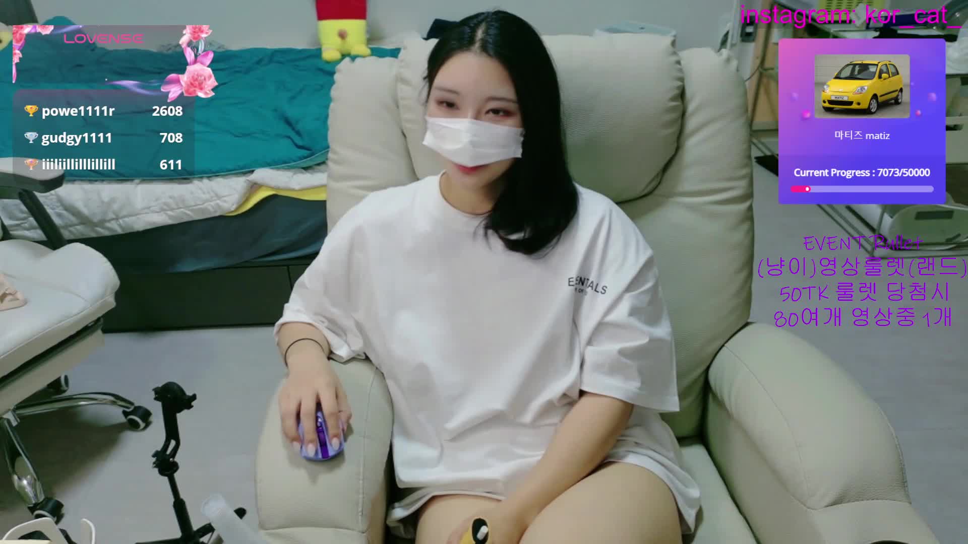 Kor_Cat cam recording